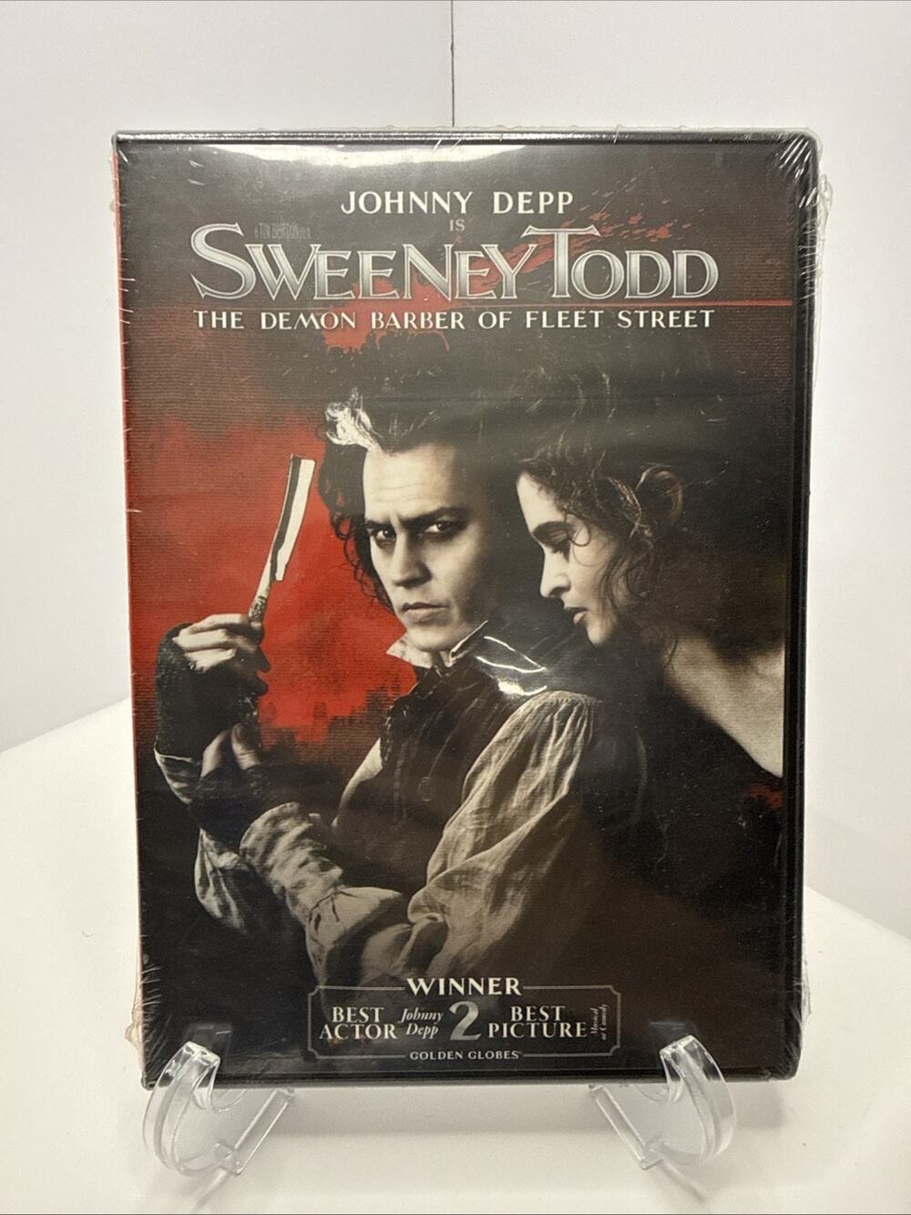Sweeney Todd The Demon Barber Of Fleet Street DVD 2007 Johnny Depp DreamWorks